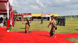 Tari Rama Shinta Sambut Hangat Kedatangan Kapoksahli Pangdam IV/Diponegoro dan Forkopimda Pati