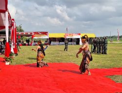 Tari Rama Shinta Sambut Hangat Kedatangan Kapoksahli Pangdam IV/Diponegoro dan Forkopimda Pati