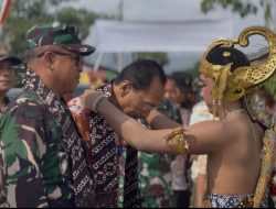 Penampilan Seni Barong RKWB Meriahkan Penutupan TMMD Reguler Ke-128 Kodim Pati