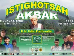 Istighotsah Akbar di Sumedang, Warga Tegaskan Tolak Proyek Geothermal Tampomas