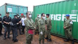 Kasum TNI Tinjau Kapal Penyelundup LTJ dan Radioaktif Ilegal di Batam