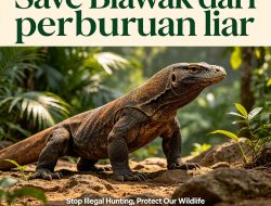 Biawak terancam punah Oleh Pemburu Liar Jaga dan Lindungi Dari kepunahan