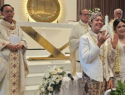 Kardinal Suharyo Pimpin Pernikahan Suci Carolus Raditya dan Klara Fidelia