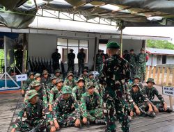 Danbrigif TP 32/Mangkalihat, Tinjau Langsung Pelaksanaan Kegiatan Menembak Reaksi Lanjutan Triwulan II.