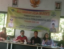 Musdes Pembentukan Panitia Pengisian Anggota BPD Desa Cadasngampar Masa Bakti 2027–2035 Berlangsung Demokratis