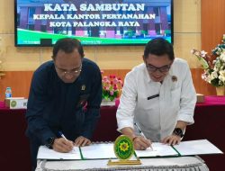 Kantor Pertanahan Kota Palangka Raya Perkuat Layanan Pertanahan dengan Pengadilan