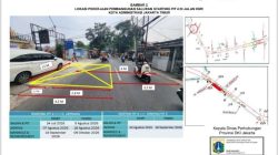 Pembangunan Saluran Jalan Kiwi–Raya PKP, Dishub DKI Terapkan Rekayasa Lalu Lintas Mulai 24 Juli 2026