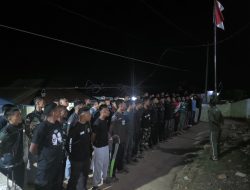Dan SSK TMMD Pimpin Apel Malam, Pastikan Kesiapan dan Kondisi Personel Satgas