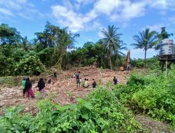 Dukungan Warga Empat Desa Percepat Pembukaan Jalan TMMD Ke-129 di Kepulauan Umbele