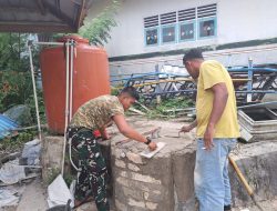 Semangat Gotong Royong Warnai Pembangunan MCK Masjid Quba Desa Umbele