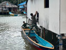 Renovasi RTLH di Desa Polewali Masuki Tahap Pemasangan Dinding dan Aplus