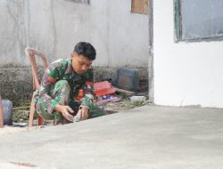 Renovasi RTLH Bapak Hardi di Desa Pulau Dua Masuki Tahap Pengecoran Lantai dan Tangga
