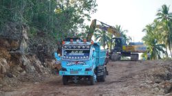 Alhamdulillah, Jalan Penghubung Kepulauan Umbele Kini Sudah Dapat Dilalui Truk