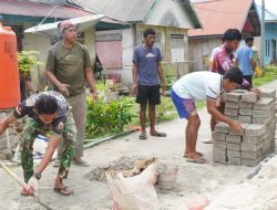 Pekerjaan Manunggal Air Bersih di Masjid Desa Umbele Lama Tunjukkan Progres Sangat Baik