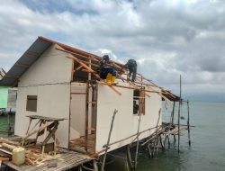 Renovasi RTLH Bapak Nardianto Capai Tahap Pemasangan Atap dan Dinding Kalsiboard, Pemilik Rumah Sampaikan Terima Kasih