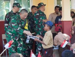 Wairjenad Tinjau Rehab Ruang OSIS dan Tatap Muka Bersama Pelajar di Kepulauan Umbele