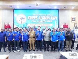 Munjirin Hadiri Pelantikan Korps Alumni KNPI Jakarta Timur, Dorong Peran Strategis bagi Pembangunan Daerah