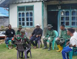 Komandan SSK TMMD Gelar Rapat Koordinasi dengan Perangkat Desa di Kepulauan Umbele