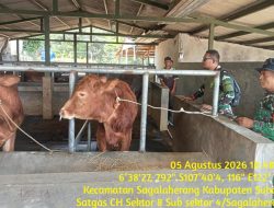 Satgas Citarum Harum Sektor 8 Perkuat Edukasi Lingkungan dan Pendataan Ternak di Wilayah Binaan