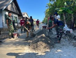 Pekerjaan Rabat Jalan Beton Memasuki Tahap Finishing