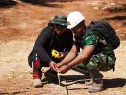 Pastikan Hasil Sesuai Target, Satgas TMMD Laksanakan Pengukuran Jalan