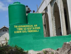Harapan Masyarakat Desa Umbele Lama Terwujud, Program Manunggal Air TMMD ke-129 Rampung