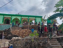 Kolaborasi TNI dan Masyarakat Terlihat dalam Pembuatan Manunggal Air Bersih di Desa Polewali