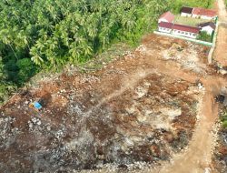 Lapangan Sepak Bola Impian Masyarakat Desa Polewali Rampung Dibuka, Kepala Desa Sampaikan Terima Kasih kepada Satgas TMMD