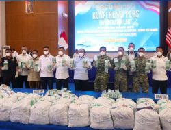 1,3 Ton Ketamine Dimusnahkan, Senilai Rp4,55 Triliun