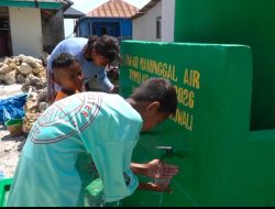 Senyum Riang Anak-Anak Sambut Hadirnya Manunggal Air bersih di Desa Mereka berkat adanya TMMD