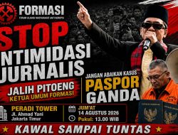 Ratusan Jurnalis Demo di PERADI Tower, Desak Pemecatan Pengacara Iki Dulagin