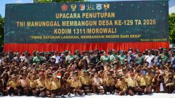 Pangdam XXIII/Palaka Wira Resmi Tutup TMMD Ke-129 Kodim 1311/Morowali di Kepulauan Umbele