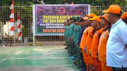 Sinergi Cegah DBD: Prajurit Arhanud 10/ABC dan Warga Gelar Grebek Lumpur