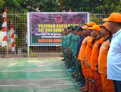 Sinergi Cegah DBD: Prajurit Arhanud 10/ABC dan Warga Gelar Grebek Lumpur