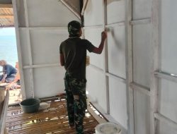 Pengecatan Dinding Rampung, Renovasi RTLH Milik Bapak Nardianto Masuki Tahap Penyelesaian