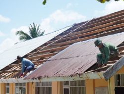 Kepala Sekolah, Dewan Guru dan Siswa Sambut Gembira Renovasi Sekolah oleh Satgas TMMD Ke-129 Kodim 1311/Morowali