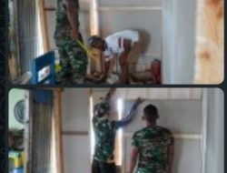 Renovasi RTLH Milik Ibu Samsiah Memasuki Tahap Pemasangan Lantai dan Dinding Dapur