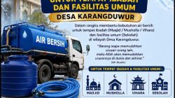 Peduli Kebutuhan Air Bersih, Karang Taruna Putra Remaja Karang Duwur Salurkan Bantuan ke Fasilitas Umum