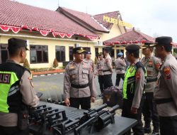 Polres Kebumen Gelar Apel Kesiapsiagaan Kamtibmas, Peralatan Taktis dan Kendaraan Dicek