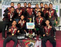 Yonif TP 848/SPC Raih Juara Umum 2 Dewasa Prestasi di Kejuaraan Gelar Juang PSM Dandim 0621
