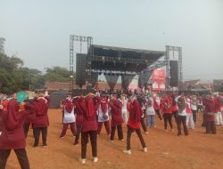 Semarak HUT RI ke-81, Pemdes Sibanteng Ajak Warga Senam Sehat dan Pererat Kebersamaan