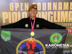 SABET JUARA 1 PIALA PANGLIMA TNI, PRAJURIT YONARHANUD 10/ABC GUNCANG ARENA SILAT