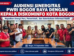 Audensi Sinergitas PWRI BOGOR RAYA Dengan Kadis Informasi dan Komunikasi Kota Bogor