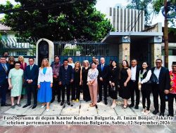 Menjelang Peringatan 70 Tahun Hubungan Diplomatik, Indonesia-Bulgaria Pererat Kemitraan Strategis
