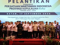 Sinergi dengan Insan Pers, Kodaeral IV Hadiri Pelantikan Ulang Pengurus PWI Kepri