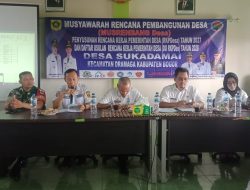 Musrenbang Desa Sukadamai 2027, Bankeu 2026 Mulai Direalisasikan Fokus TPT Dan Jalan
