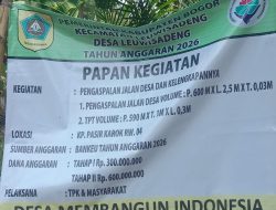 Pengaspalan dan Pembangunan TPT Jalan Lingkungan Kampung Pasir Karok Dimulai, Dana Bankeu Tahap 2026 Siap Dukung