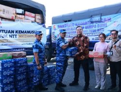 Wujud Kepedulian TNI AU, Lanud Husein Sastranegara Kirim Bantuan untuk Korban Bencana di NTT