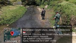 Satgas Citarum Harum Sektor 5 diSub Sektor 02 Perkuat Patroli Sungai dan Edukasi Warga Jaga Kebersihan Lingkungan