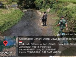Satgas Citarum Harum Sektor 5 diSub Sektor 02 Perkuat Patroli Sungai dan Edukasi Warga Jaga Kebersihan Lingkungan